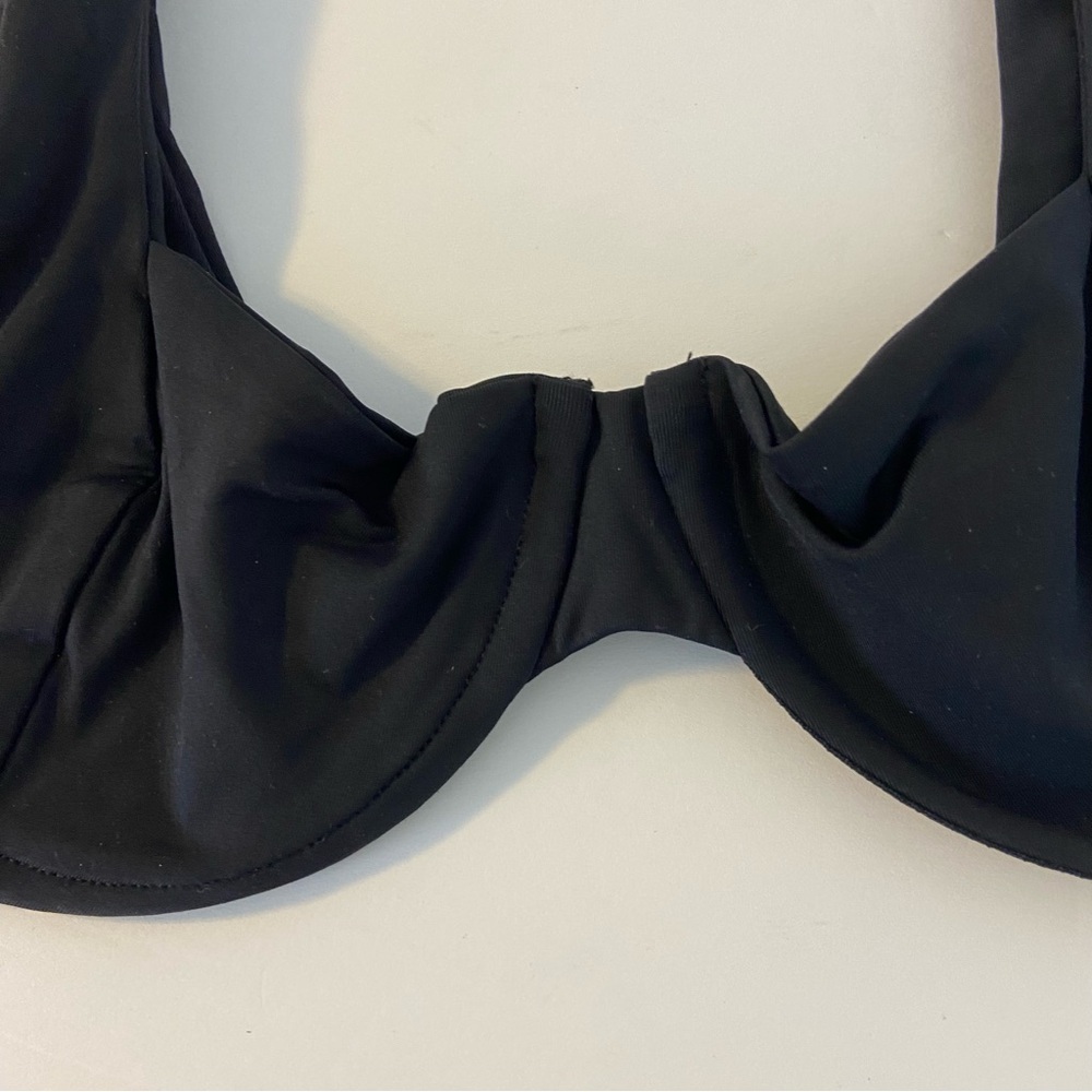 NWOT L*Space Black Tori Amal Underwire Bikini Top - Picture 7 of 9
